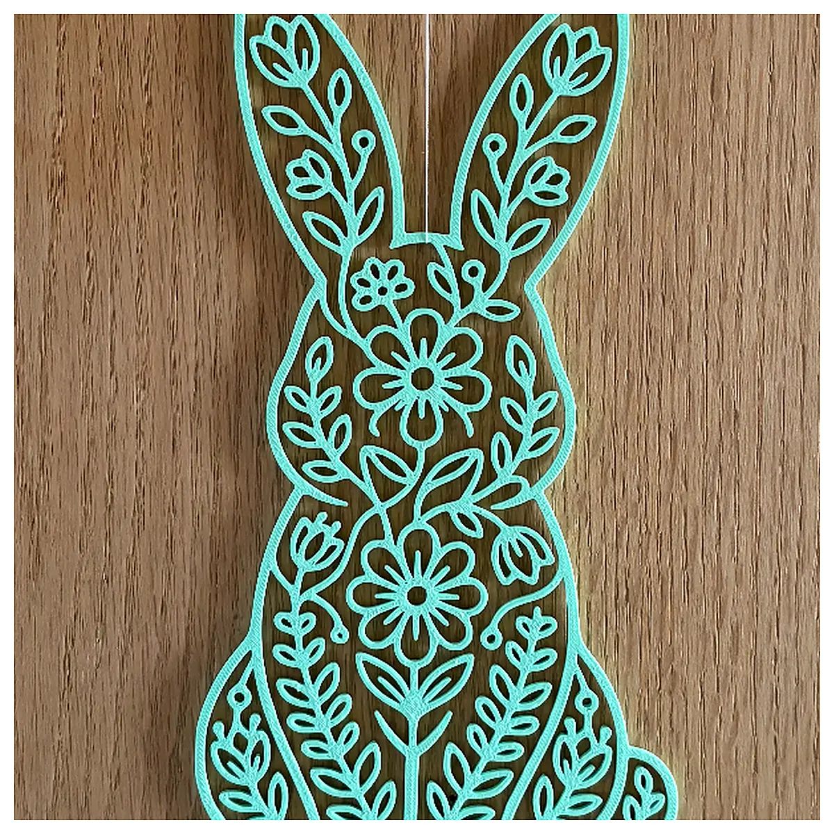 Easter Window Decals Floral Designs Shadow Cutouts Decorative Stickers DIY Crafting Spring Decor