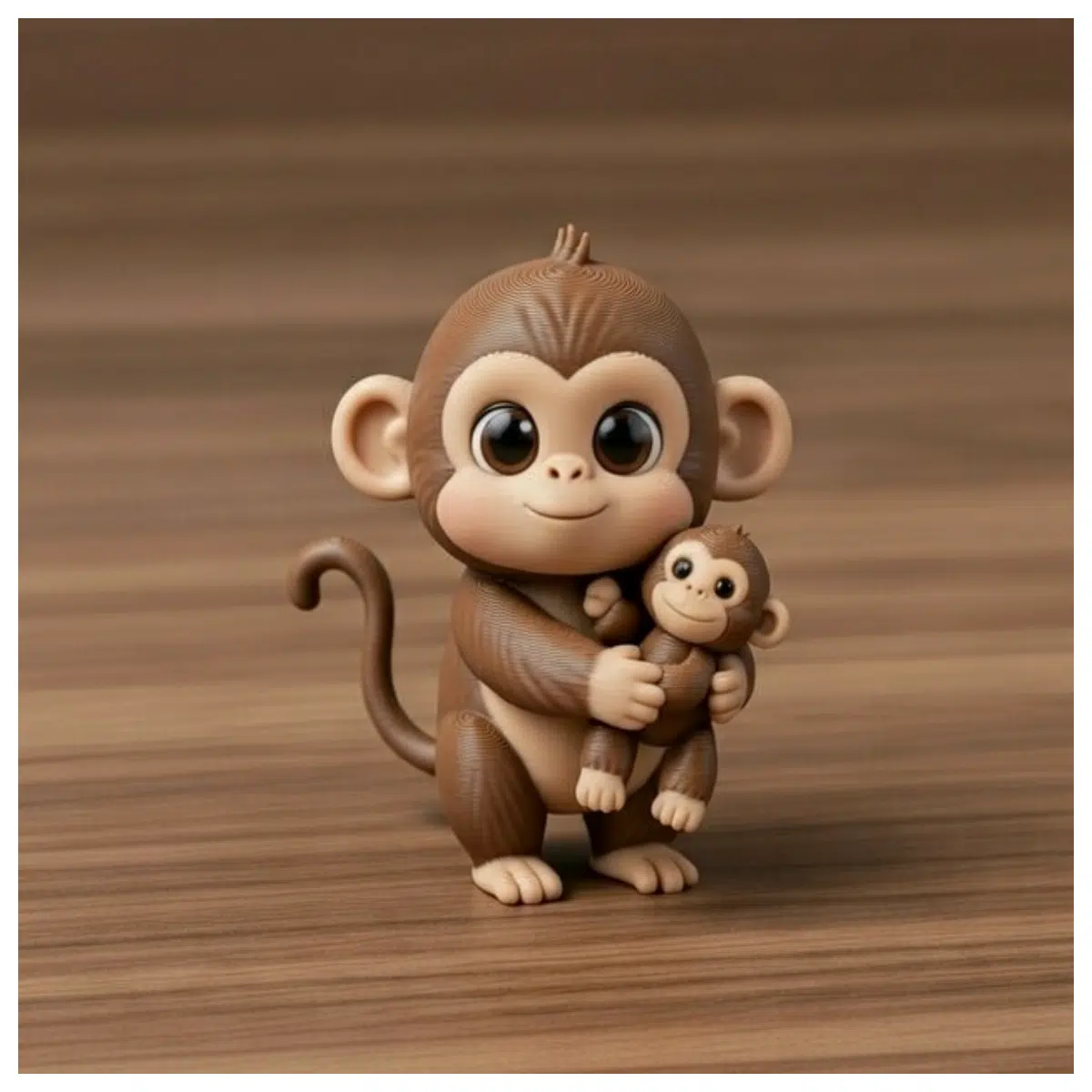 Small Fist Monkey Figure Collectible Model Toy Hand Figure Display Model Collectible