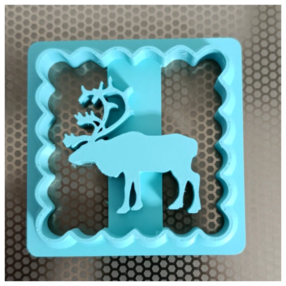 Reindeer Cookie 12cm Silicone Christmas Deer Shape DIY Baking - for Holiday Treats
