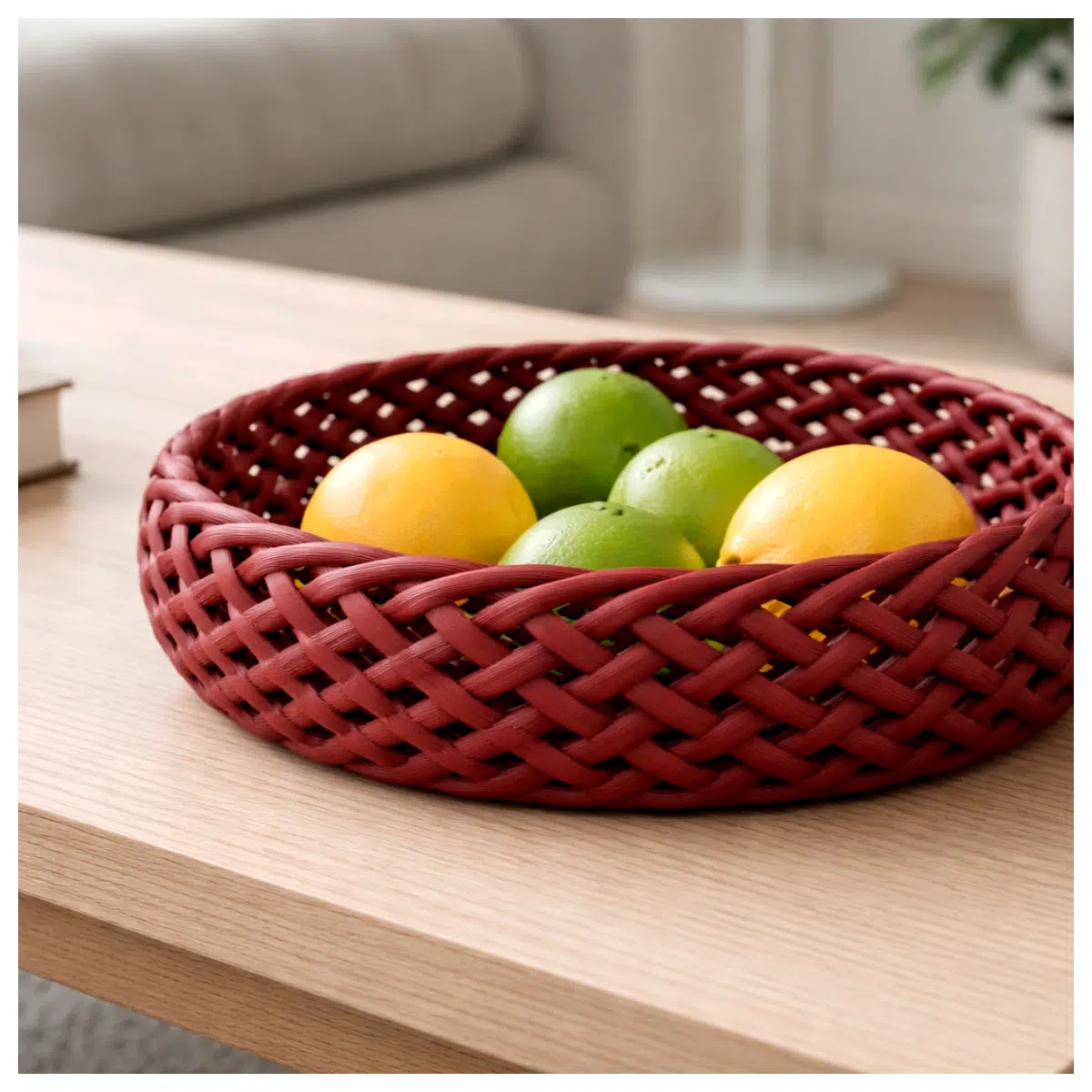 Woven Ring Bowl Modern Rope Style Basket Home Decor Creative Gift Handicraft Living Room Decoration