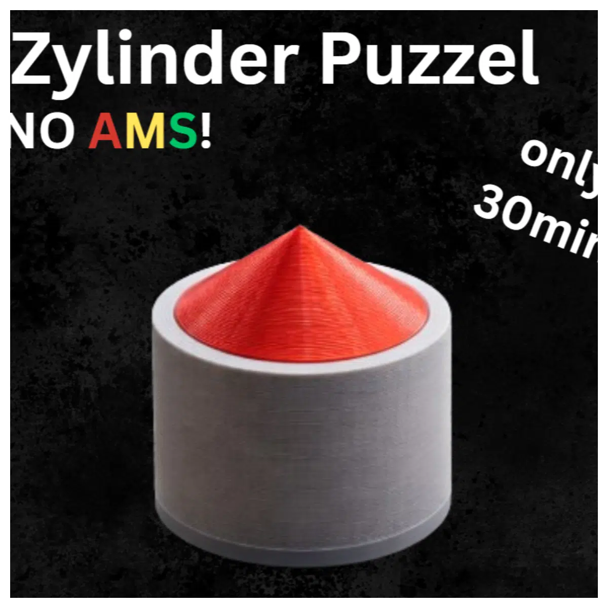 Zylinder Puzzle Cognitive Toy Problem Solving Brain Teaser Game Ideal for Child Education