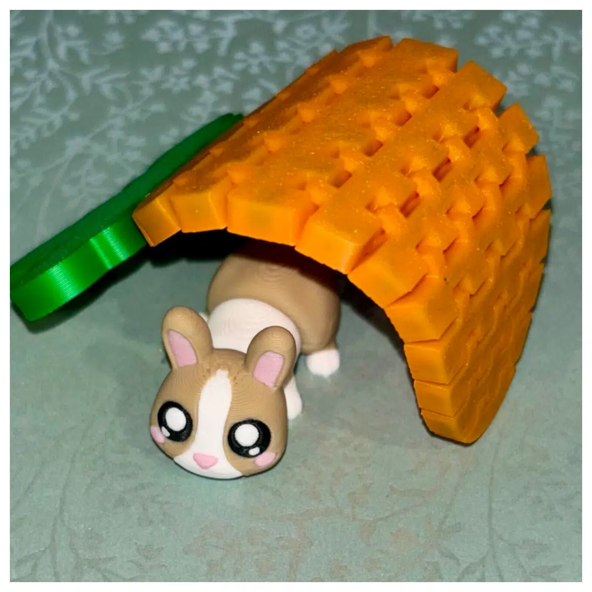 Portable Rabbit Hutches Rabbit House Pet Bed Indoor Small Animal House Rabbit Sleeping Box Cozy Safe with Food Bowl Toys Pet Supplies