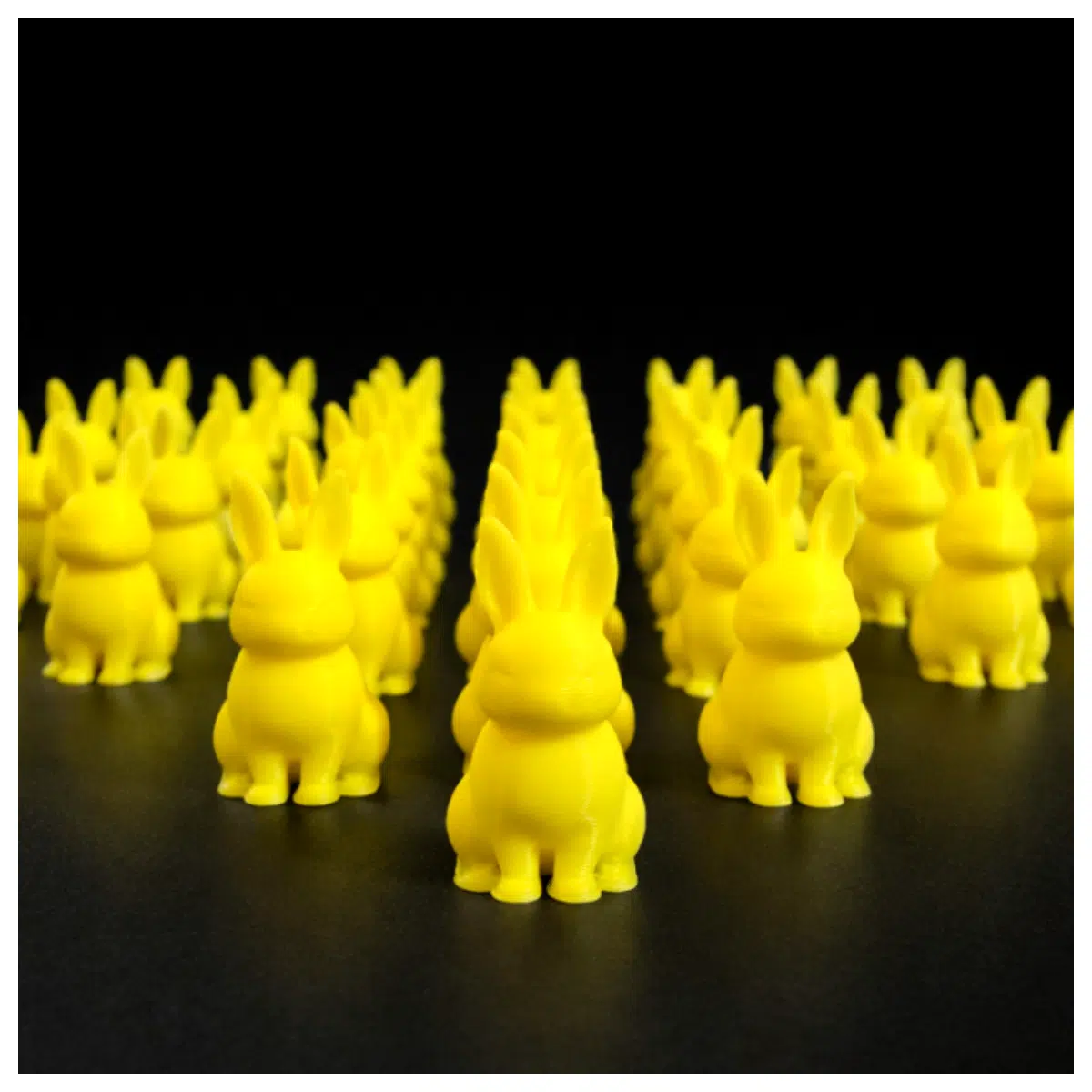 Mini Rabbit Ear Eggs Rapid 3D Printed Models Rabbit Ears Desktop Decoration No Support Needed Toy Accessories Parts