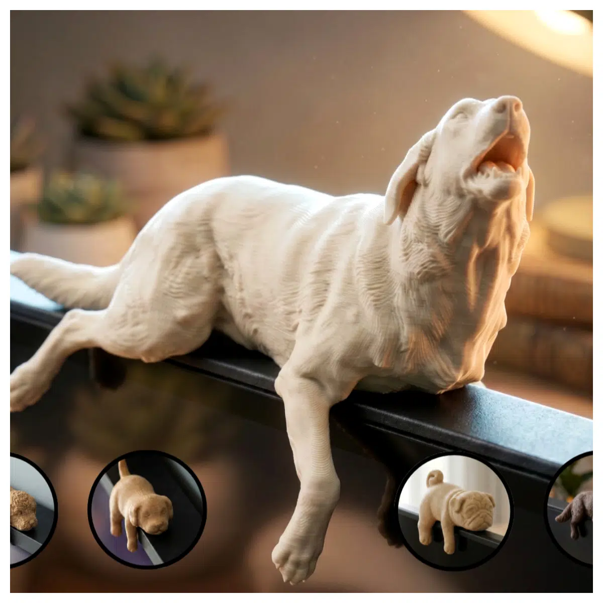Anatolian Shepherd Dog Display Stand Monitor Holder Desk Mount TV Stand Wall Mount Computer Stand Portable Easy Install