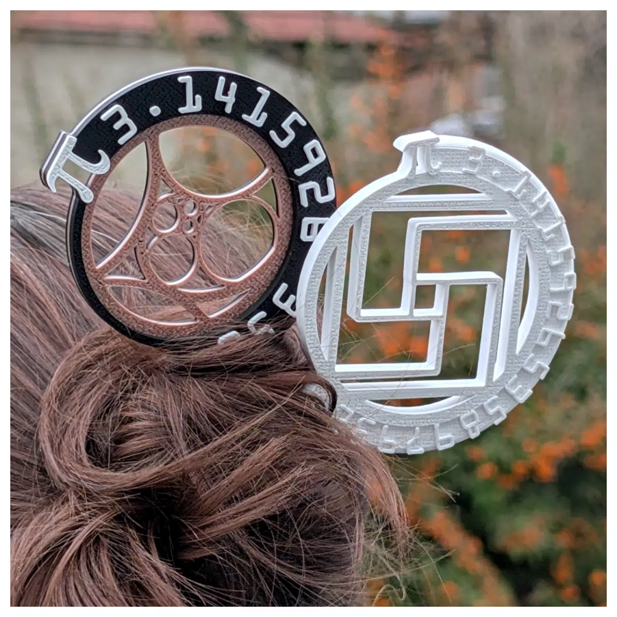 Irrational Number Hair Clip Women s Hair Accessories Creative Hair Pins Braiding Accessories Chic Hairstyles Trendy Hair Ornaments