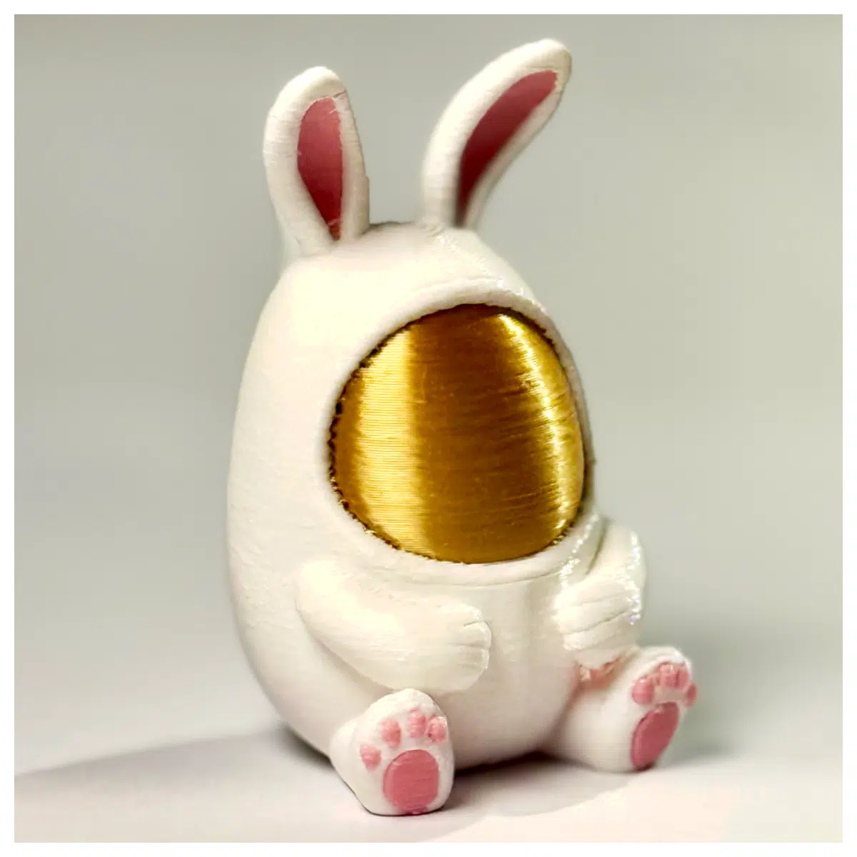 Cute Golden Egg in Rabbit Costume Children s Cosplay Outfit Adorable Plush Toy Role Play Accessories