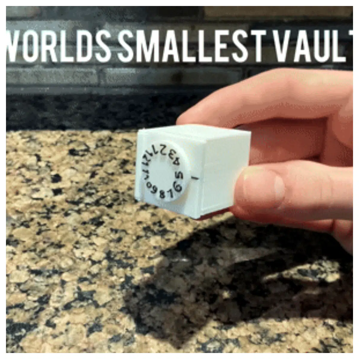World s Smallest Vault V2 11g Ultra Lightweight Security Box Compact Storage Safe Bank Level Encryption Wealth Protection