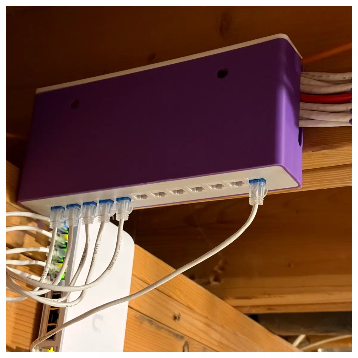 Wall Plate Keystone Raceway Box 12 Port Installation Box Wall Wiring Box Easy Keystone Cable Management