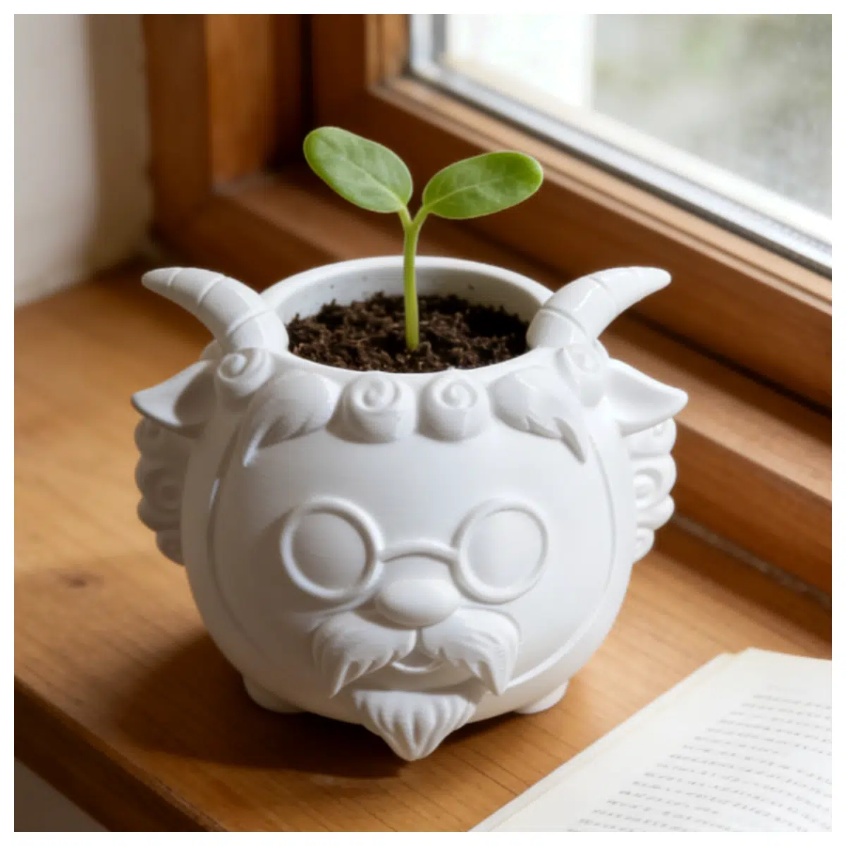 Slow Sheep Village Fun Planters Succulent Pots Small Flower Pots Cactus Planting Mini Planters Indoor Floral Arrangements