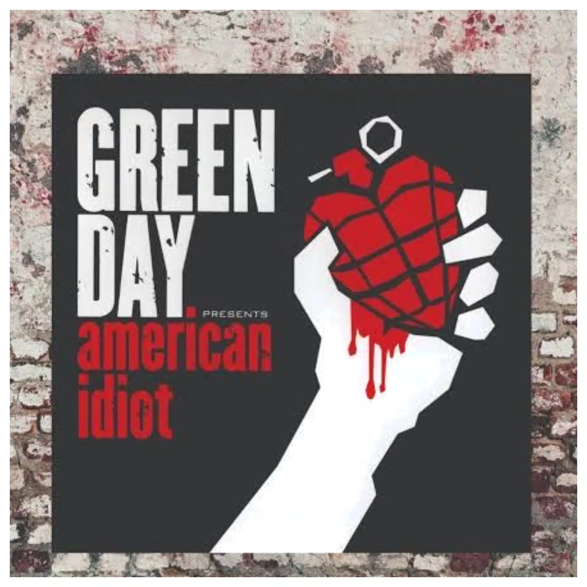 Green Day American Idiot Album Iconic Rock CD Rare Black Vinyl Green Day Music Collection
