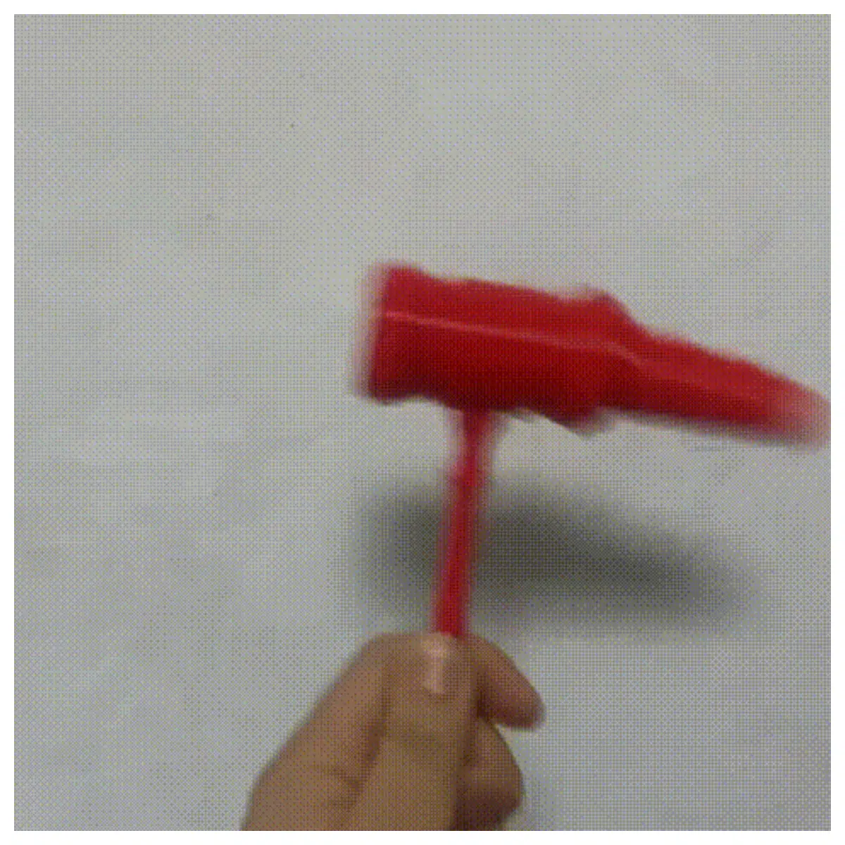 Spring Hammer Toy Release Fidget Toy Squeak Sound Stress Relief Fun Exercise Tool