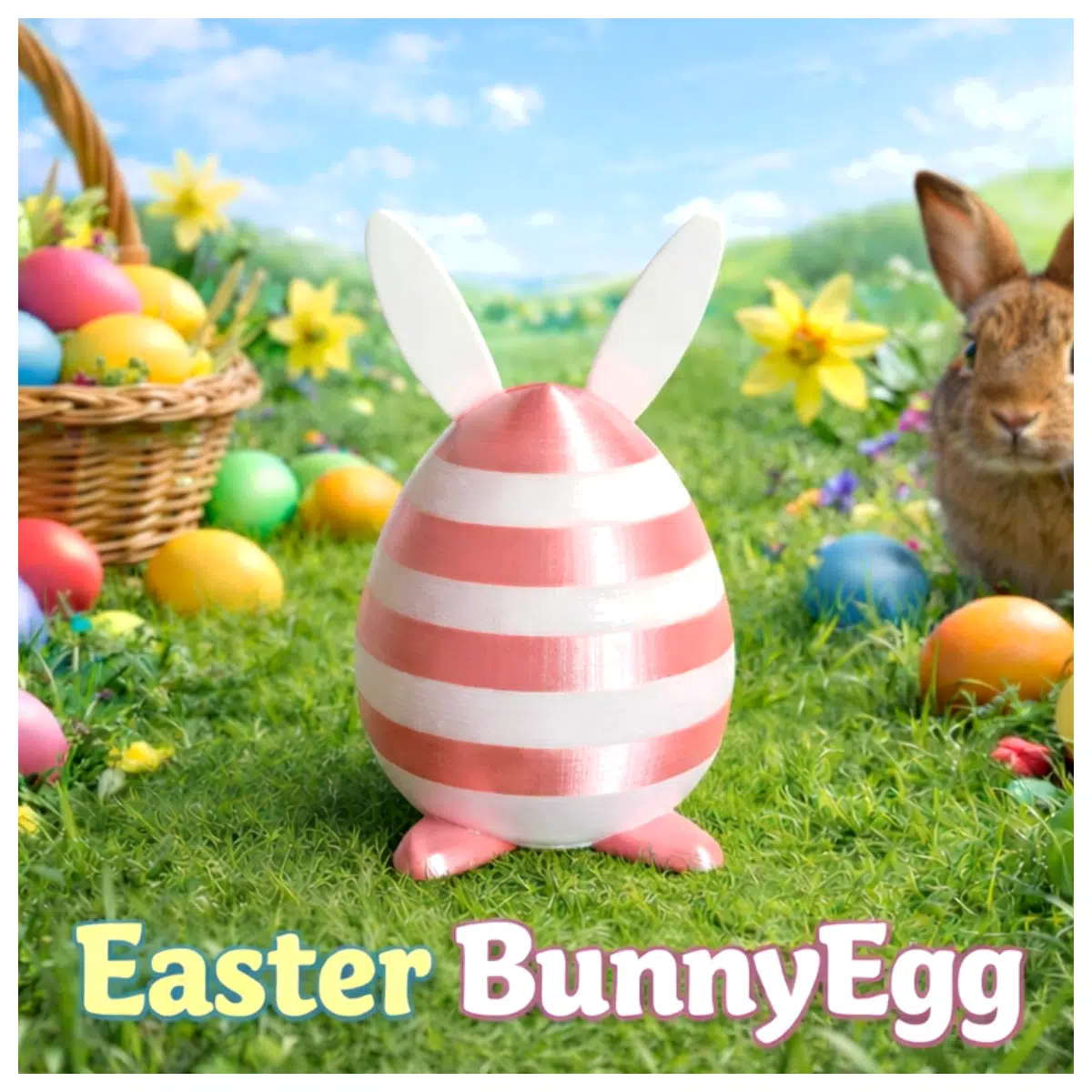 Easter Bunny Ear Eggs Decoration Festive Easter Eggs Easter Decor Rabbit Toys Easter Gift