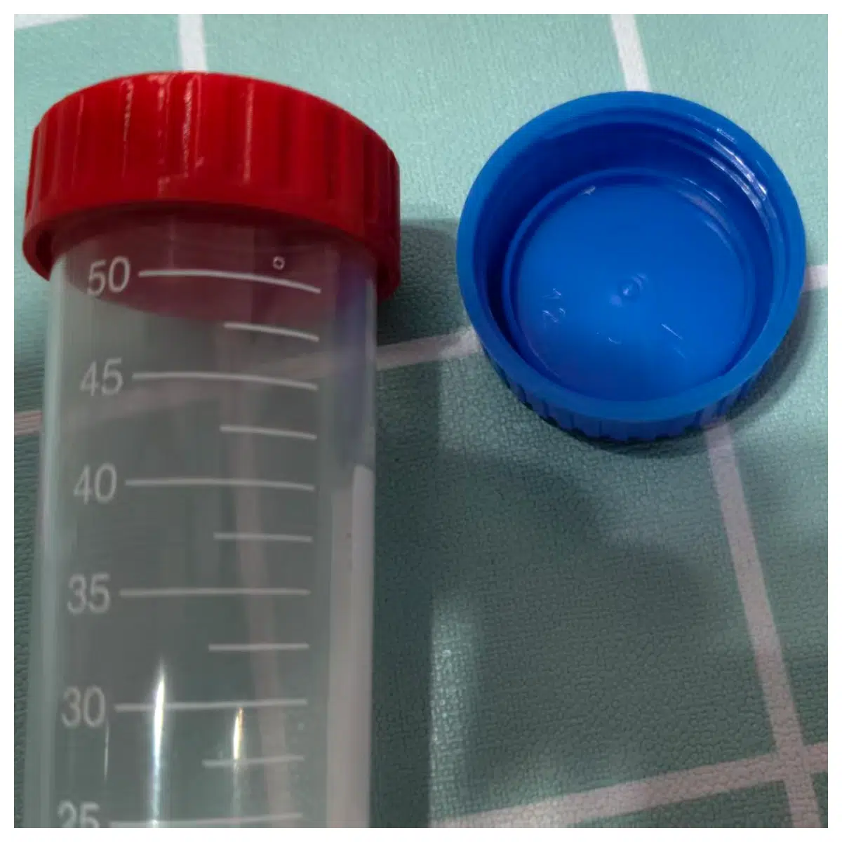 50ml Centrifuge Tube Caps Polypropylene Lab Accessories Screw Cap Seal Sample Collection