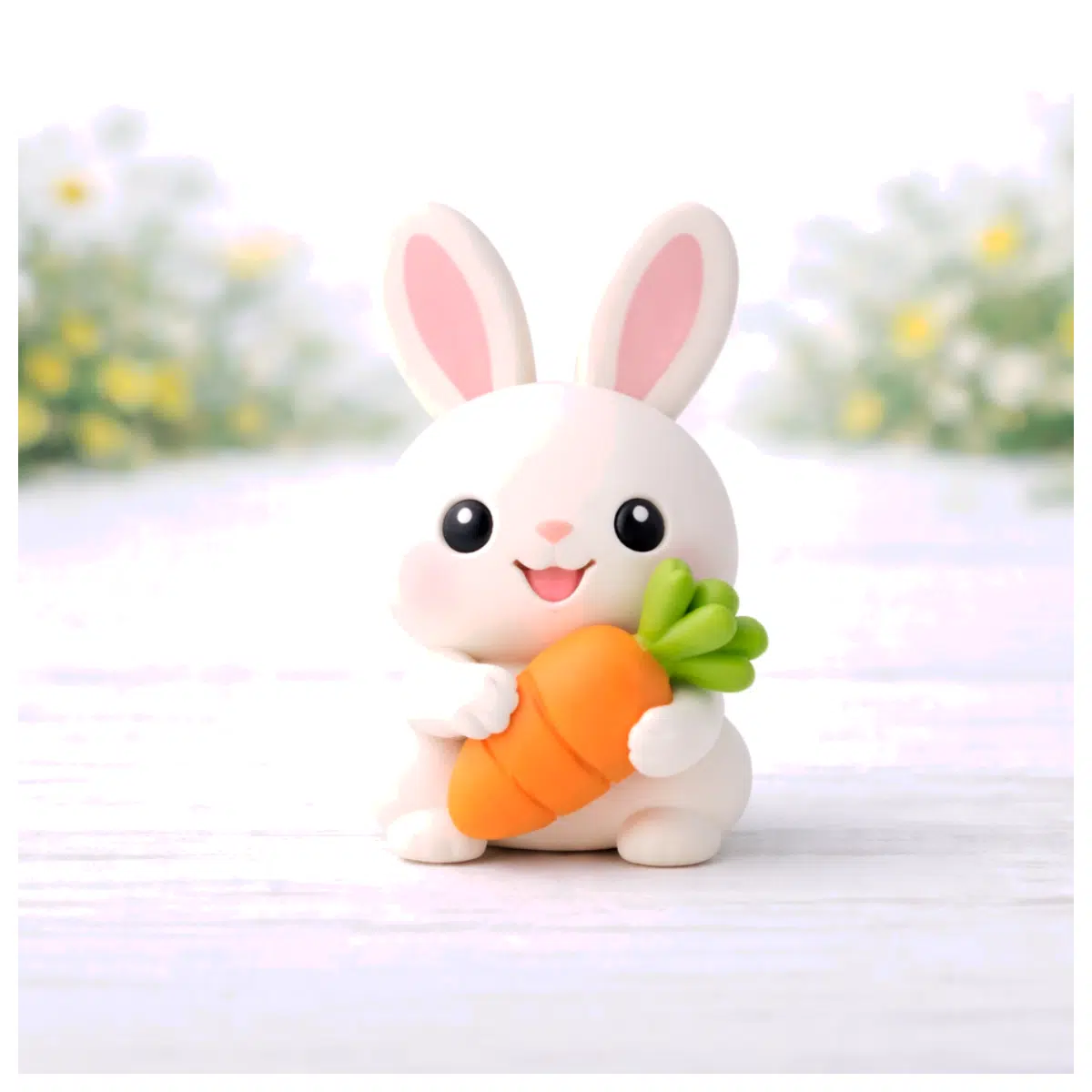 Easter Bunny Toy Festive Decoration Kids Gift Cute Cartoon Figure Easter Egg Accessories