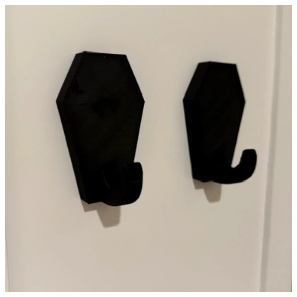 Coffin Shaped Hooks Hanging Storage Bathroom Kitchen Wall Mounted Organizer Decorative Hooks Multi Purpose