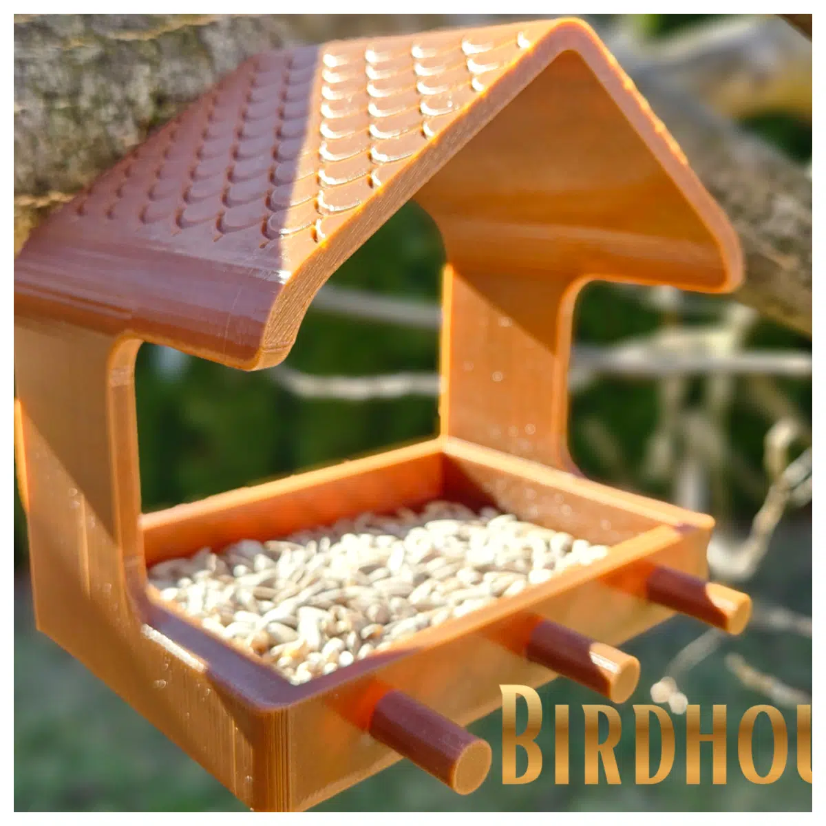 Birdhouse Feeder Garden Bird House Simple Bird Shelter Bird Habitat Bird Food Supply Outdoor Bird Equipment