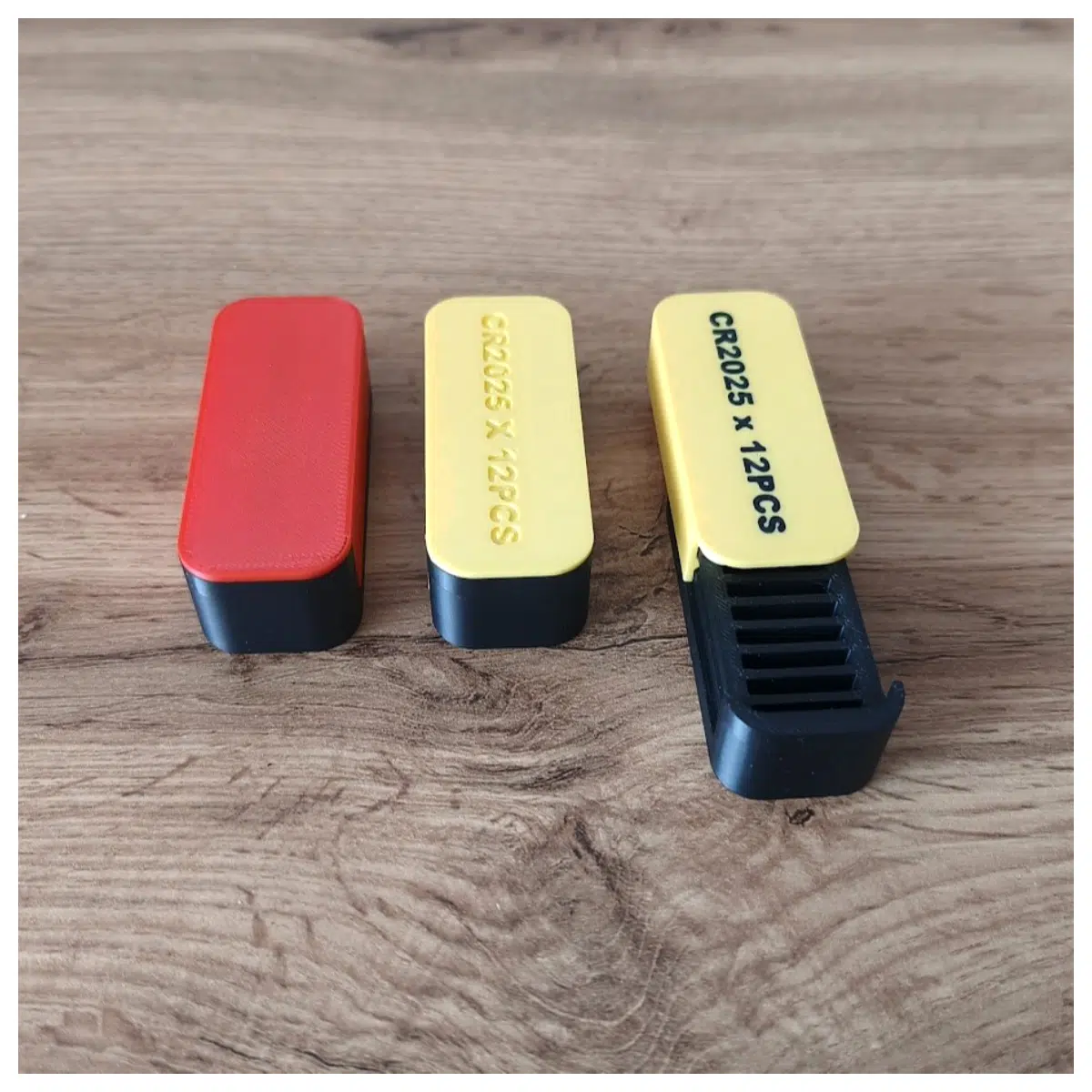 CR2025 Battery Box 12pcs Button Holder Storage Case Electronic Components