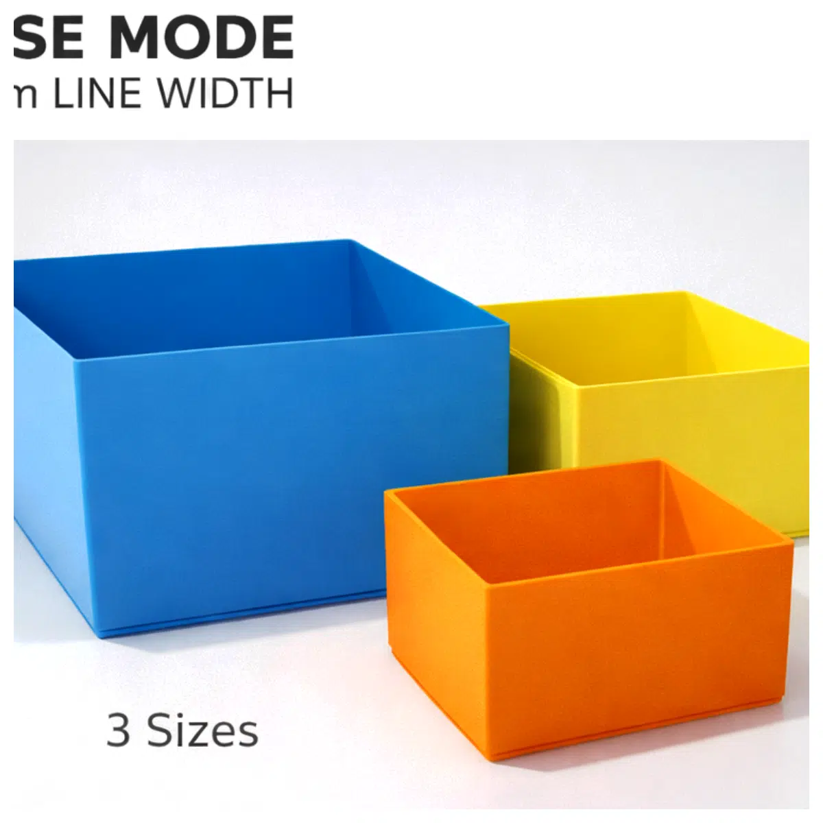Stackable Storage Boxes Vase Mode Storage Box 4pcs Nozzle 1mm Wide Aperture Multiple s Organization