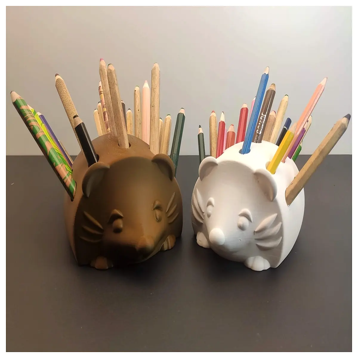 cute hedgehog crayon set kids art supplies drawing coloring pencils for school gifts stationery
