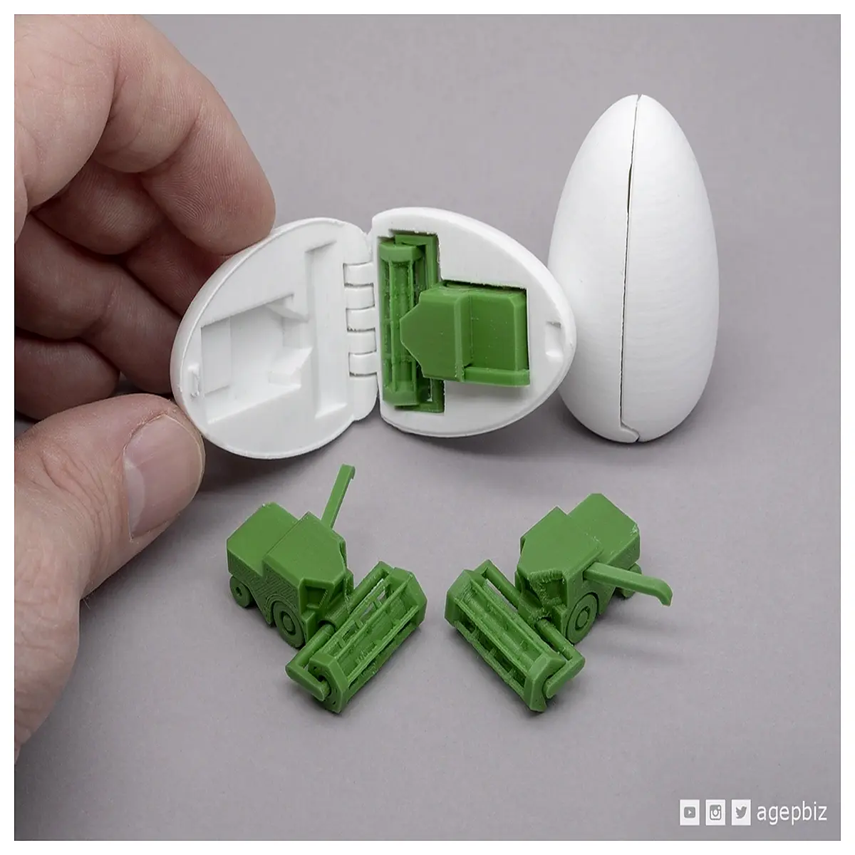 Surprise Egg Mini Harvester Mini Garden Tool Lawn Removal Small Yard Harvesting Yard Accessories Gardening Parts