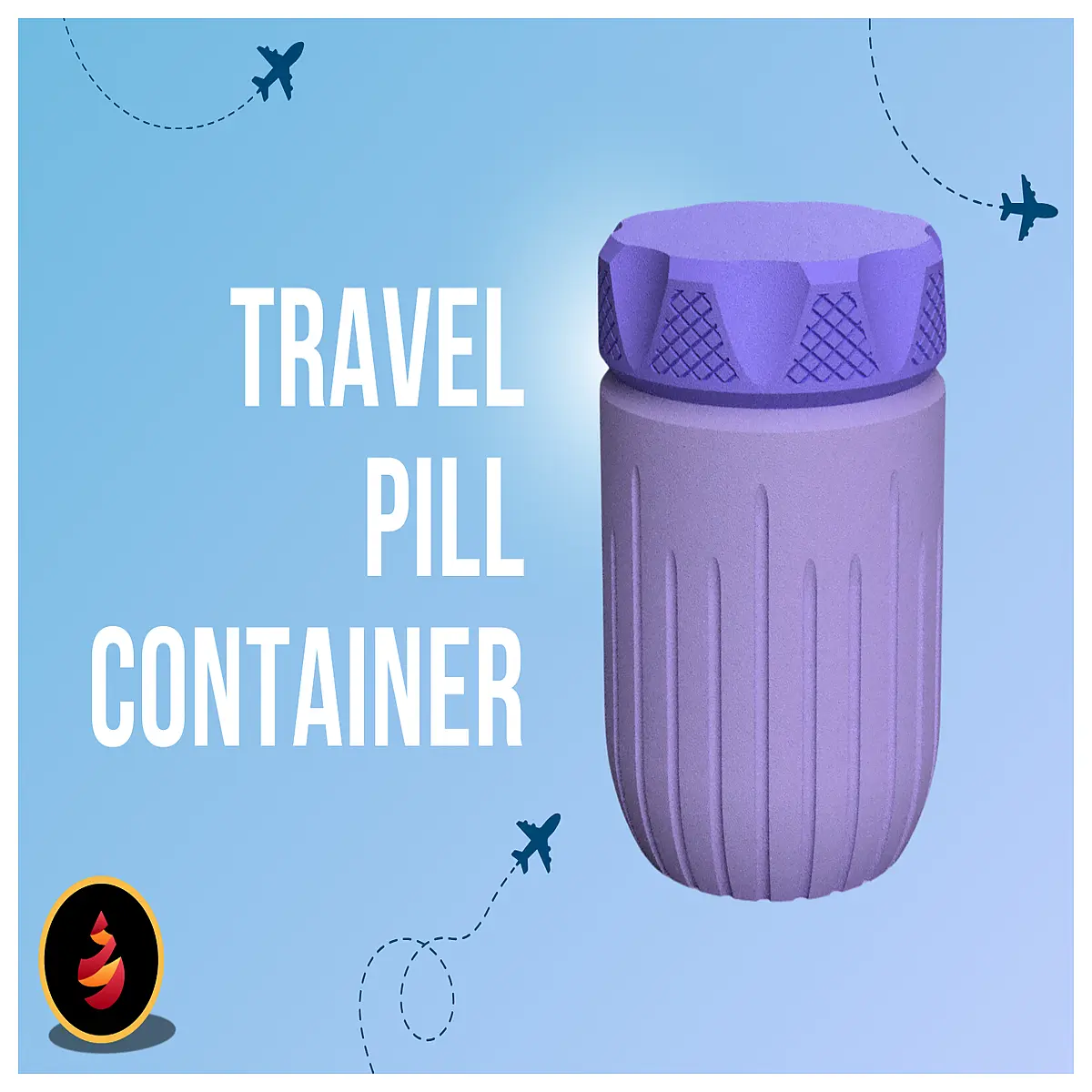travel pill organizer weekly large capacity portable medicine case with compartments for vitamins and supplements