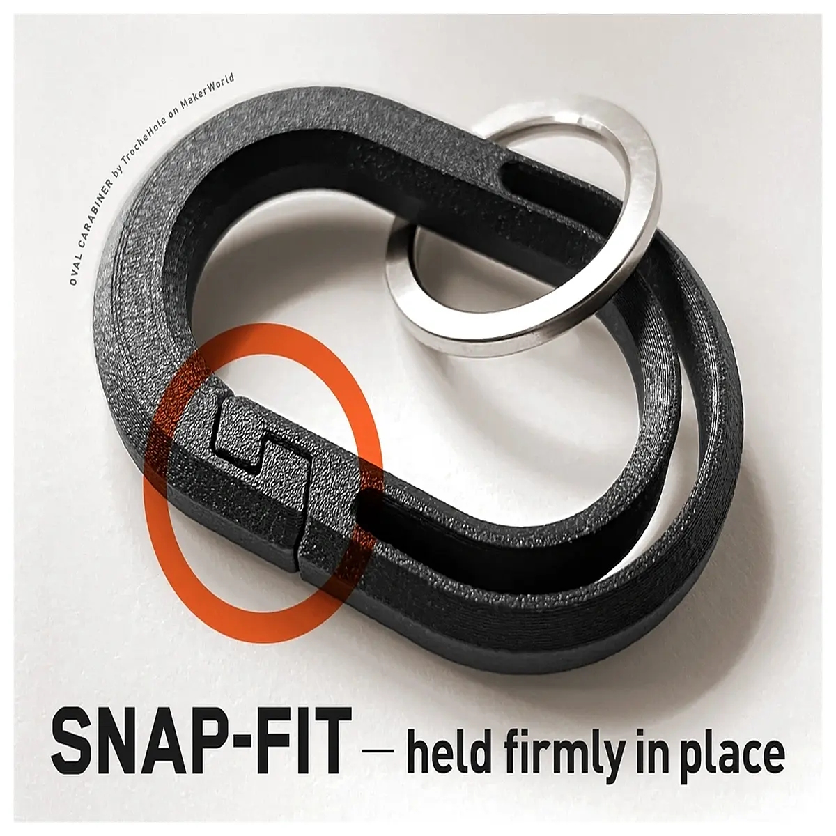 duty oval carabiner clip set for climbing hiking camping gear 7 sizes steel locking