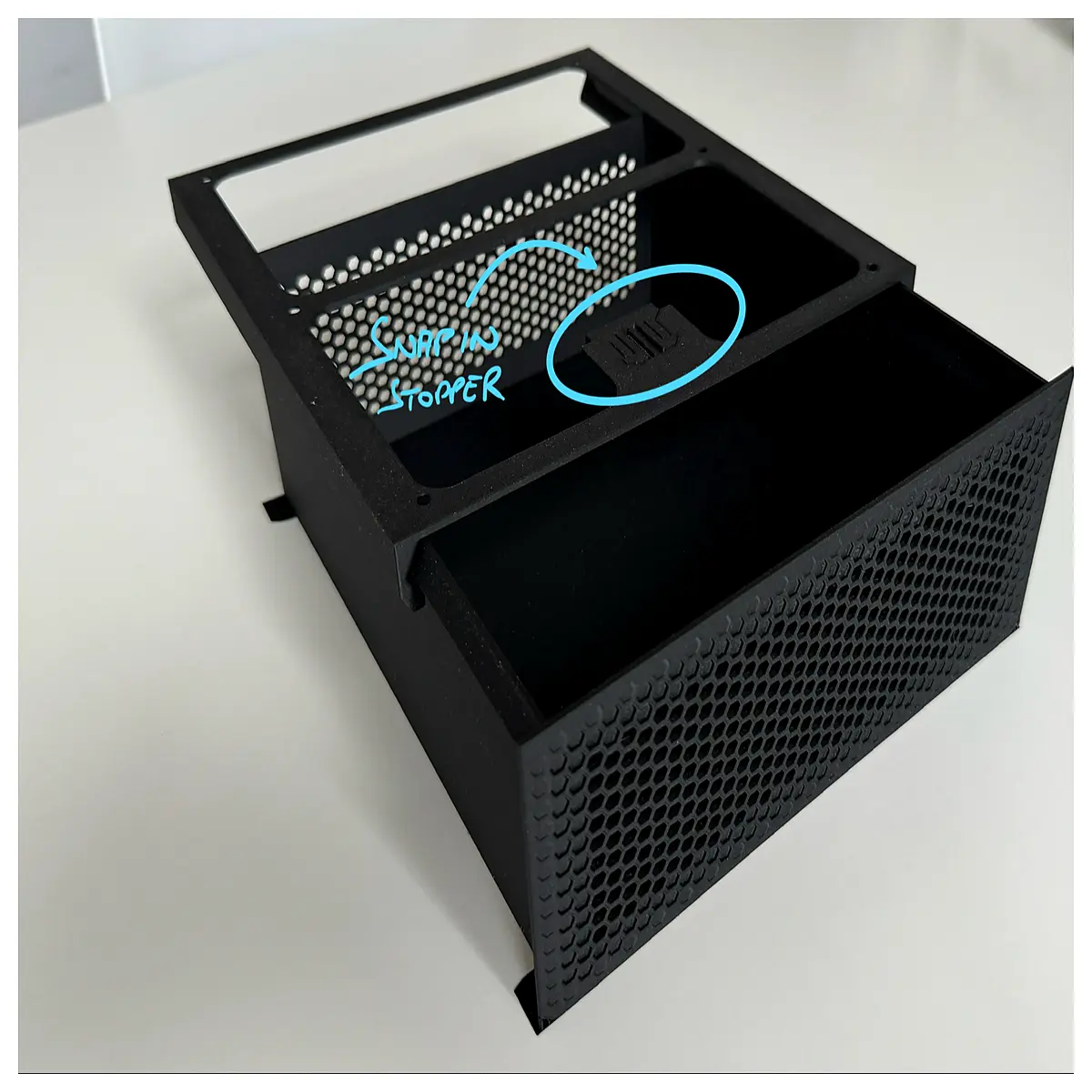 under desk storage drawer unit large capacity sliding organizer for office computer monitor cable management desktop organizer