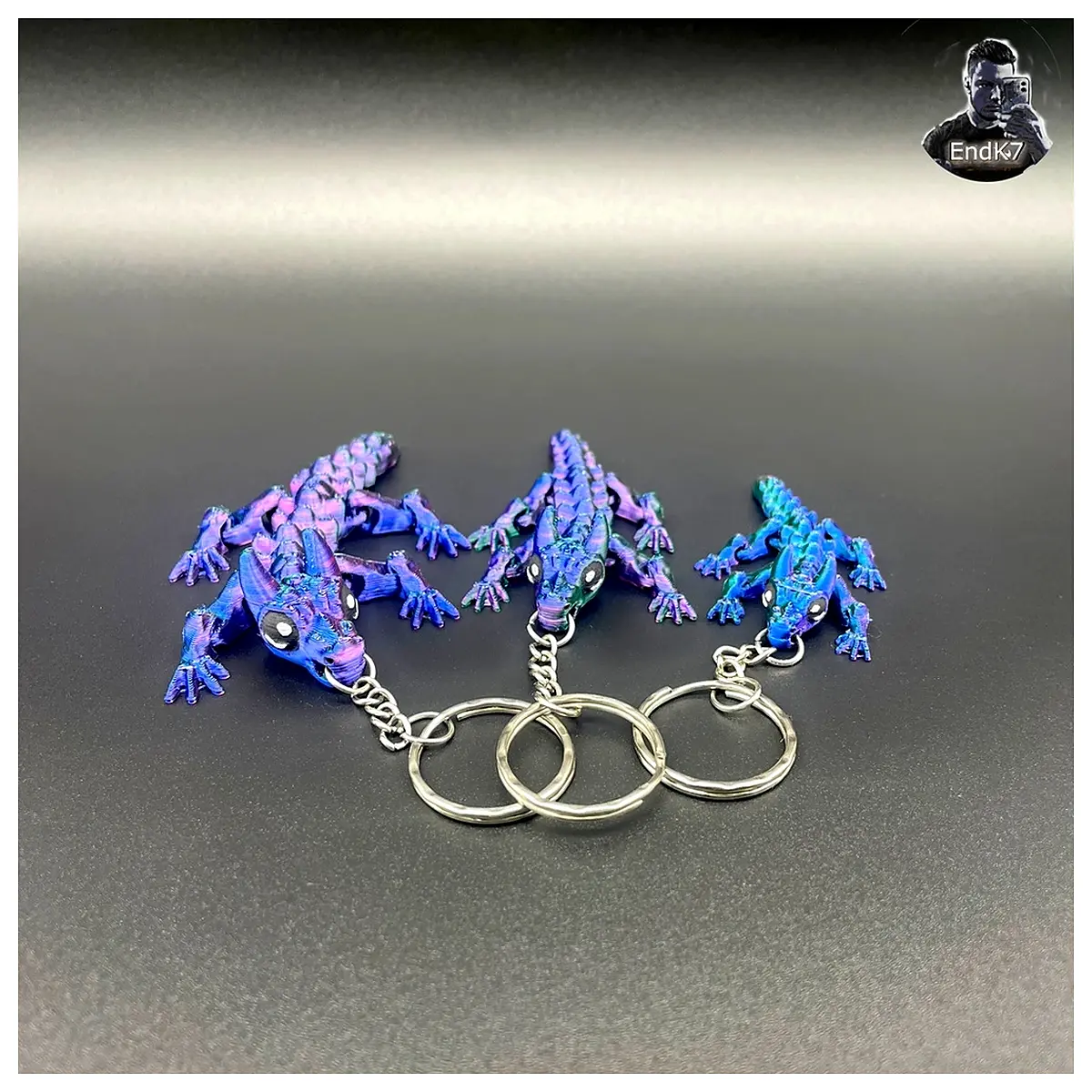 Elastic Baby Bull Keychain Molded No Support Needed Cute Toy Accessory Baby Gift