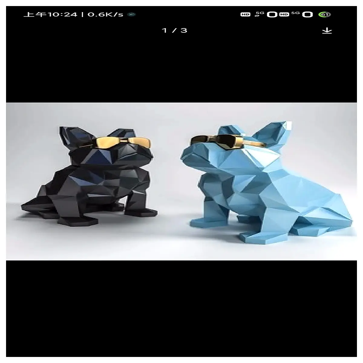 Cool Bull Dog Decor Pet Figurine Dog Toy Dog Gift Dog Owner Gift Creative Dog Decoration Dog Accessories