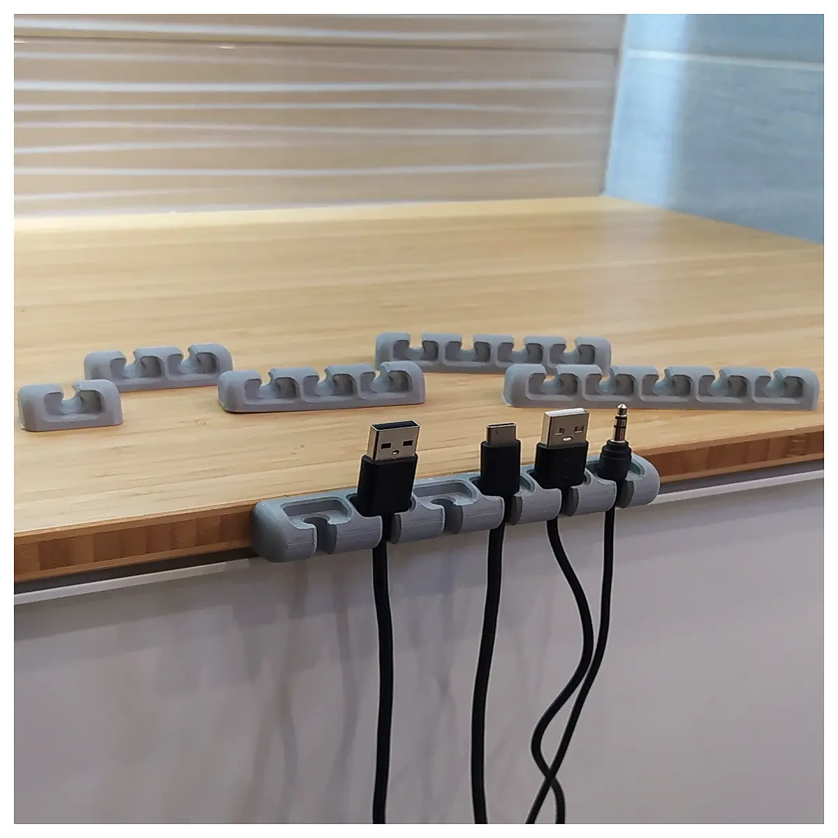 cable management clips organizer for desk home office wire holder cord tidy box