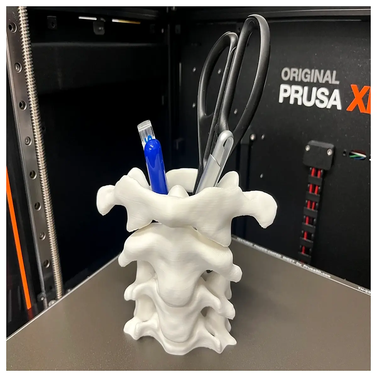 Spine Pencil Holder Stand Desk Mount Pencil Holder Support Office Learning Accessories Pen Holder Parts
