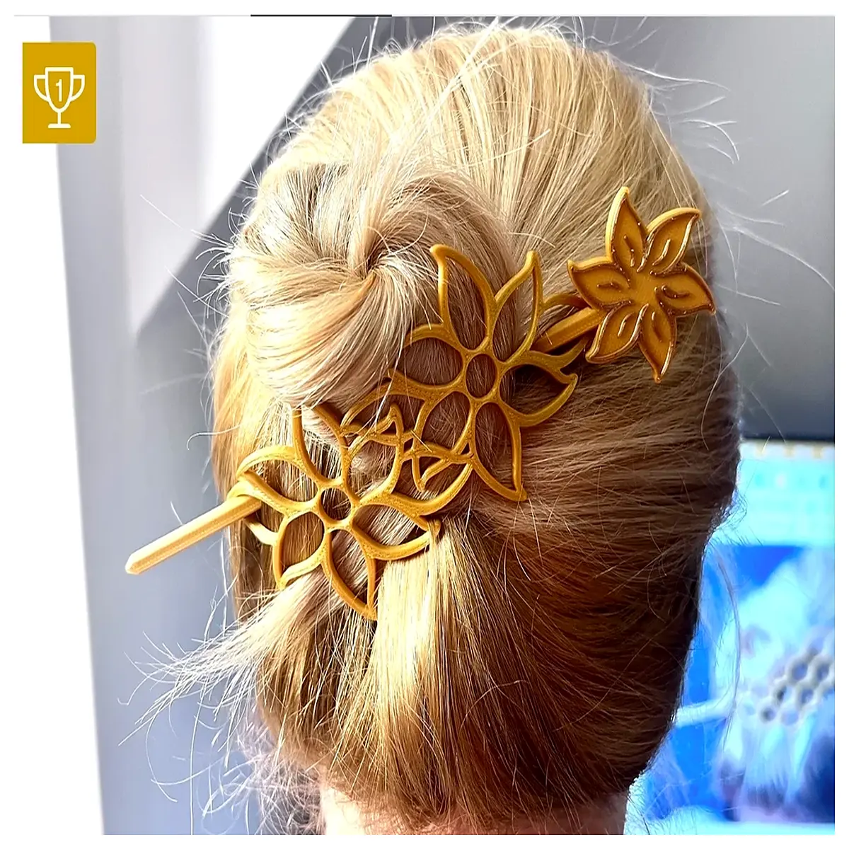 Floral Hair Clip Women Elegant Artificial Flower Decoration Hair Accessories Wedding Party Graduation Gift Hairpins