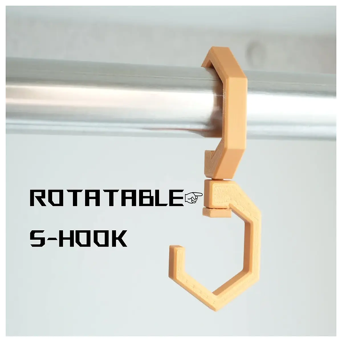 Rotating S Hook Cable Organizer Desk Storage Multi Purpose Cable Management Cable Retention Accessories
