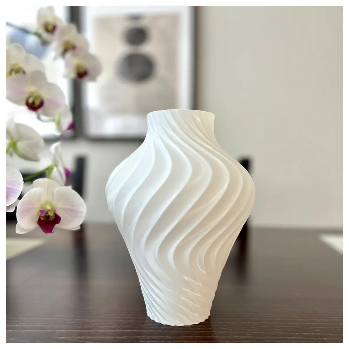 Spiral Vase Creative Home Decor Art Ornament Decorative Gift Geometric Shape Multi Purpose Flower Bouquet Container Art Piece