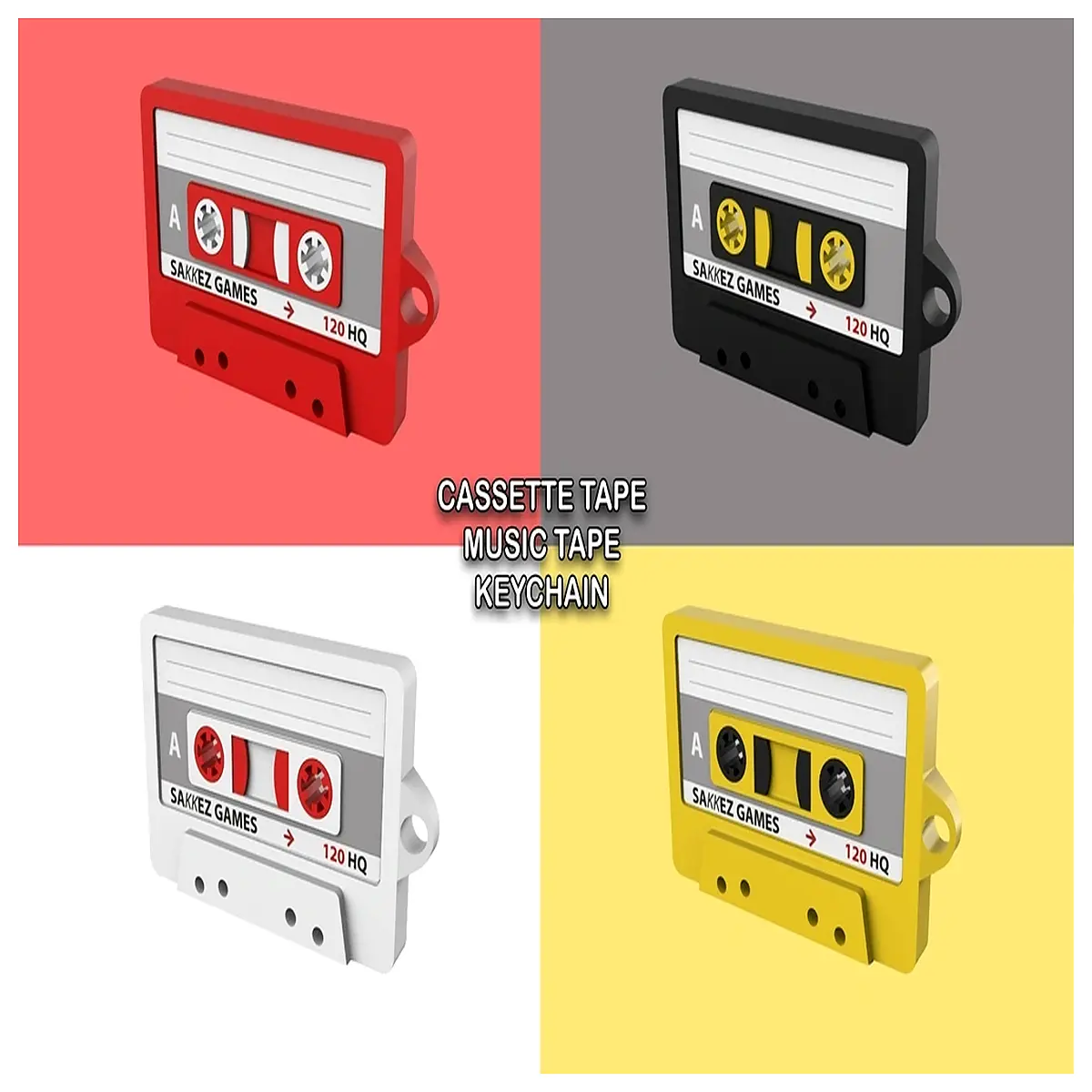 Cassette Music Keychain Retro Walkman Memorial Gift Music Collection Accessory Vintage Tape Player Decoration