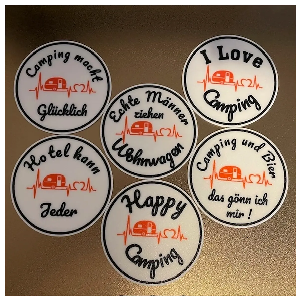 Beer Coasters Glass Drink Mats Camping Car Outdoor Drinking Mats Boxed Desktop Protection Beer Coasters