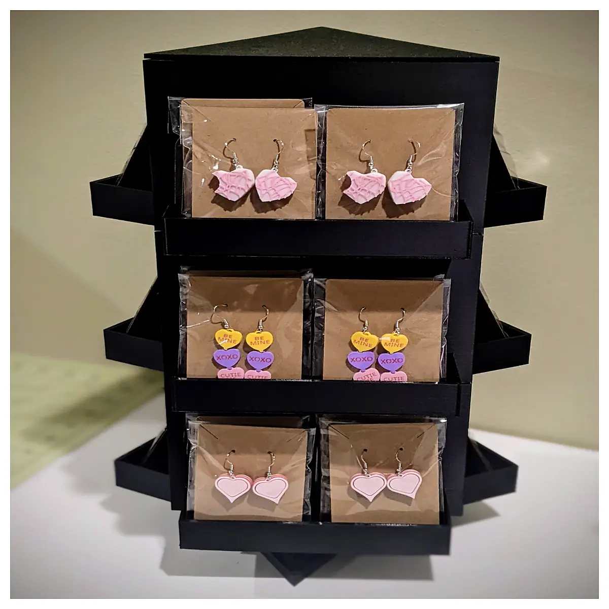 Rotating Jewelry Display Stand Rotating Display Rack Jewelry Showcase Rotating Window Jewelry Display Promotional Display Stand