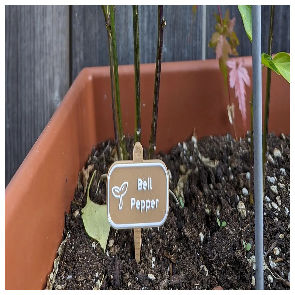 reusable plant markers with replaceable inserts garden stake labels for vegetables flowers herbs greenhouse nursery supplies