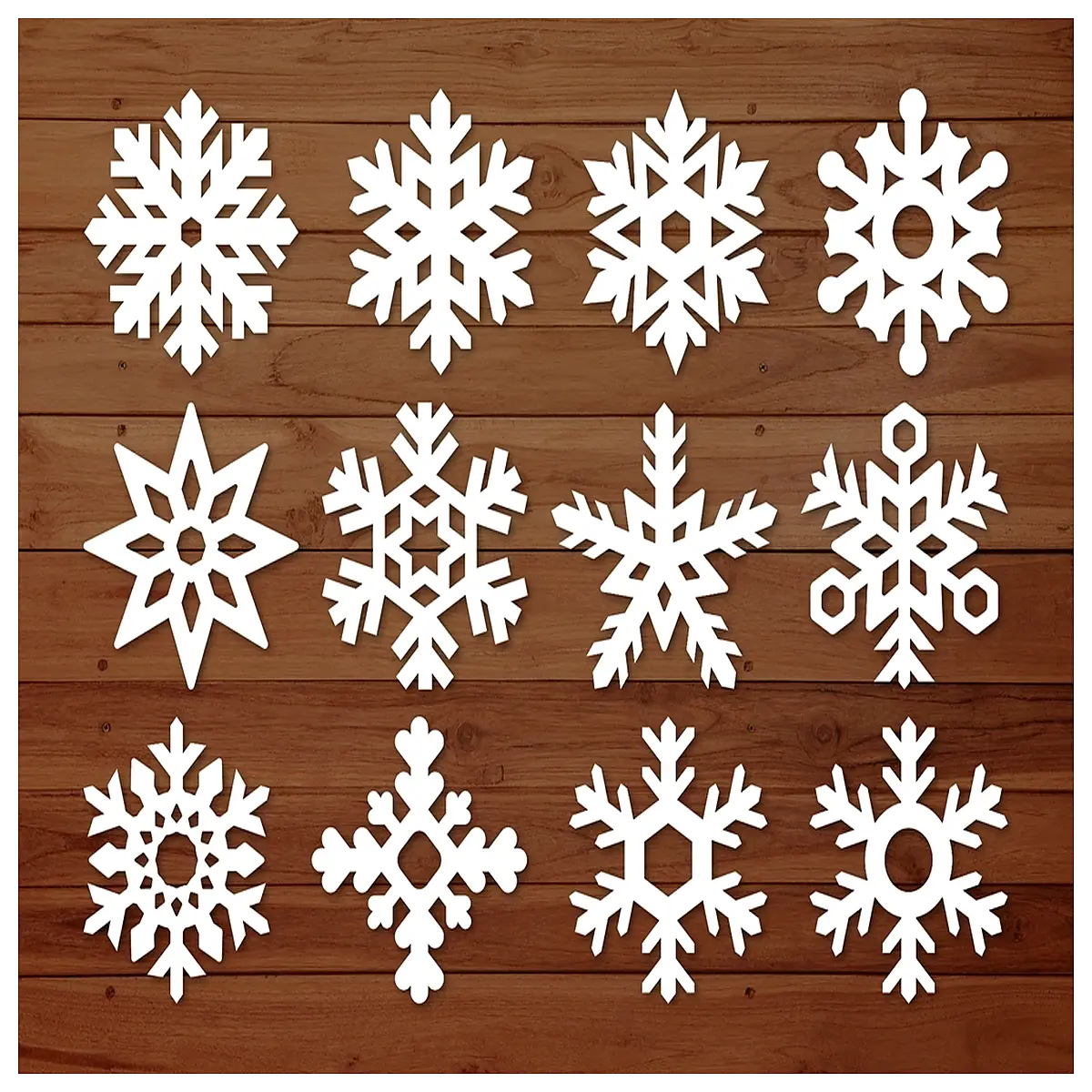 snowflake ornaments for christmas tree hanging decorations winter holiday party decor