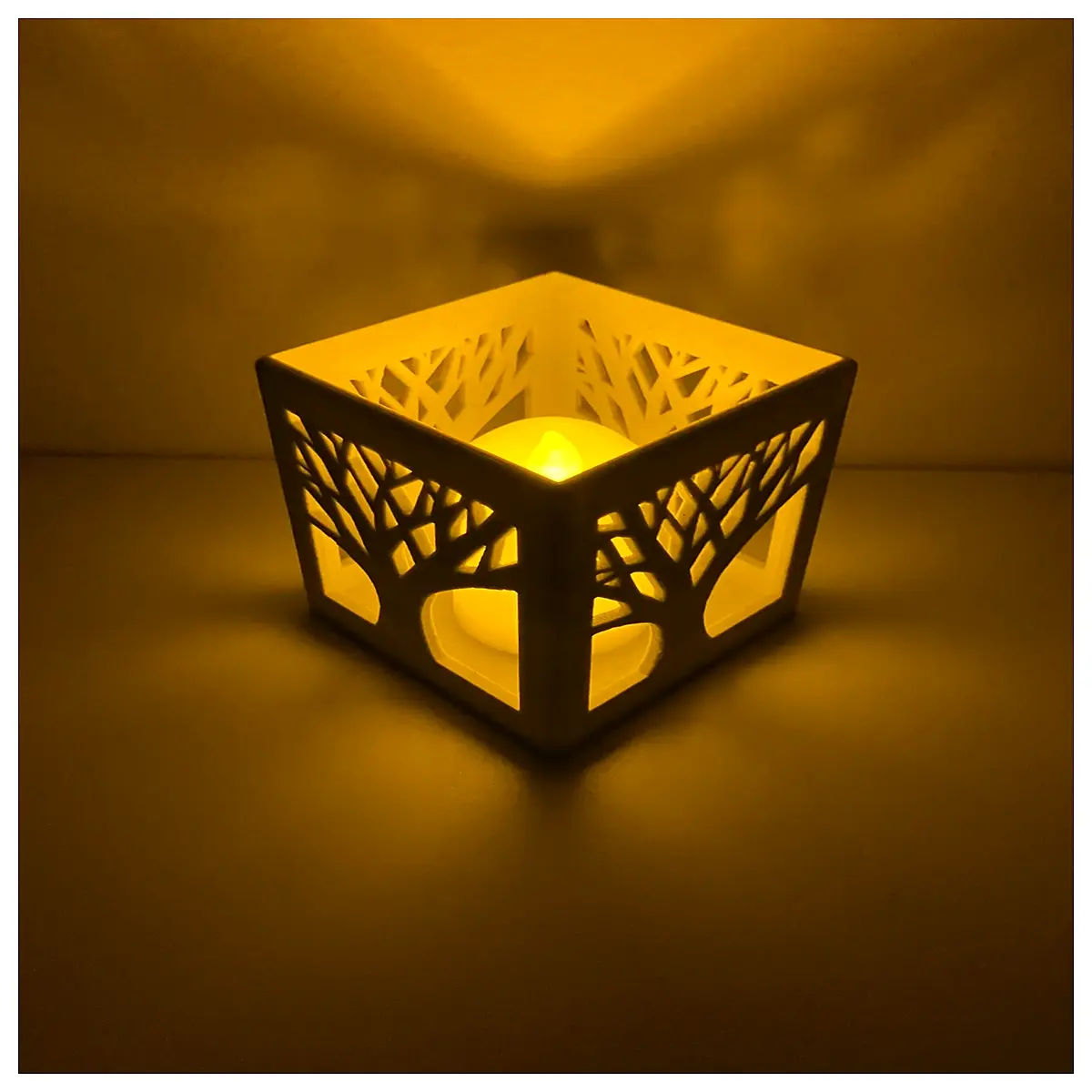 Tree Candle Holder Stand Modern Decoration Pencil Case Napkin Holder Shelf Creative Design Multi Purpose Support
