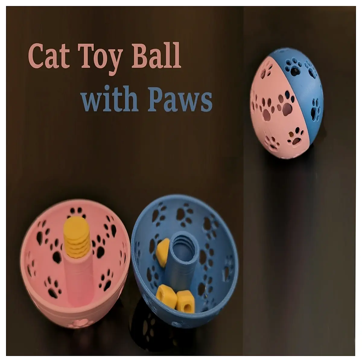 Clawed Cat Toy Ball Interactive Cat Toy Kitten Plaything Scratch Ball Cat Enrichment Cat Treat Reward