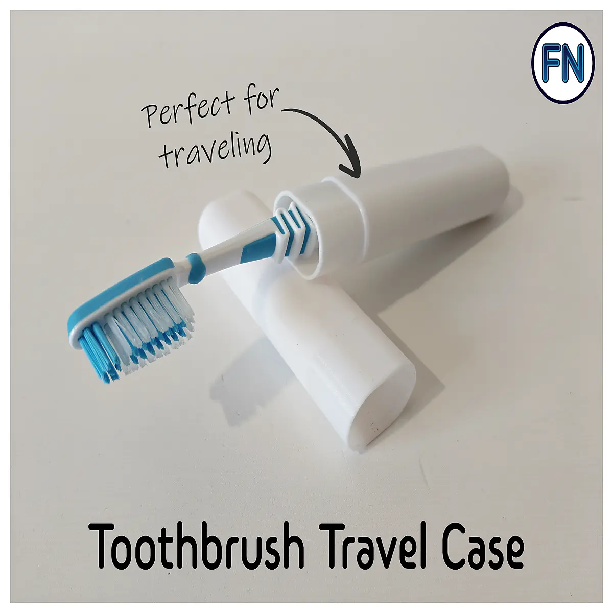 portable toothbrush case travel holder with lid hygienic storage for brush and paste