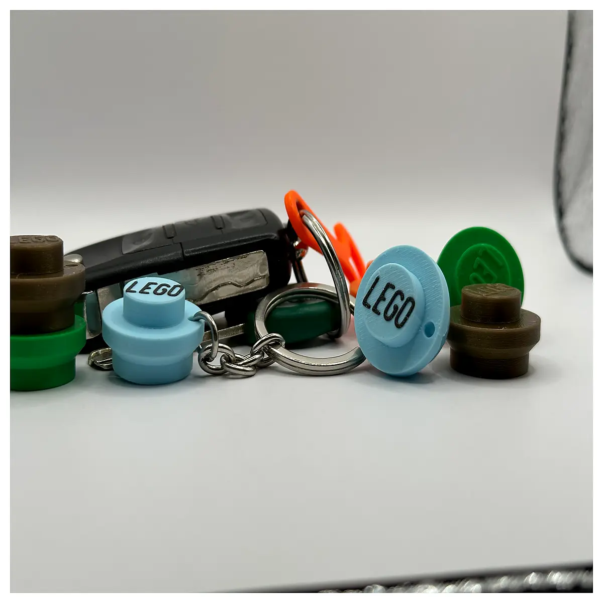 Building Block Keychain Stackable Toy Kids Puzzle Creative Construction Educational Gift Children s Accessory Parts