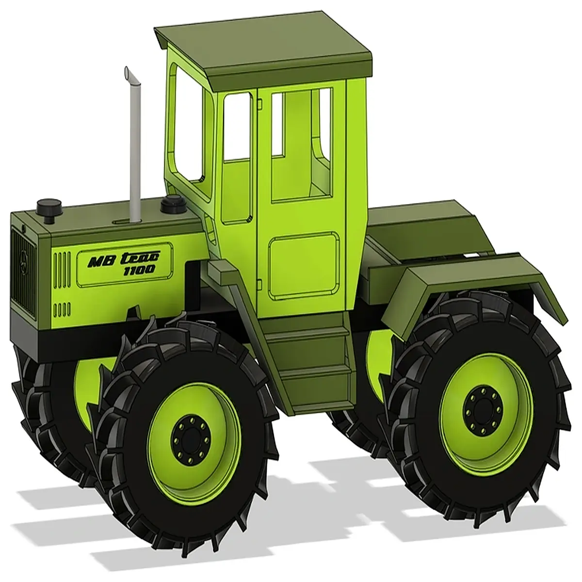 MB Trac 1100 Model Car Miniature Toy Railway Model Collection Transport Parts Hobby