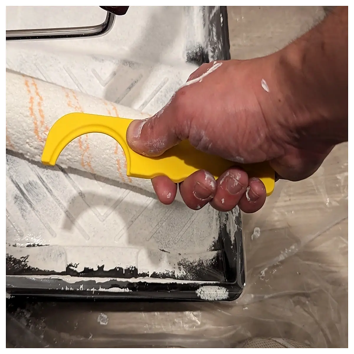 paint roller cleaner tool for paint brushes and rollers duty plastic spin dryer bucket for home workshop
