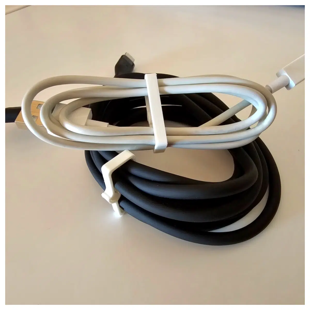 Cable Organizer Cord Wraps Cable Management Wire Ties Cable Clips Cable Bundling Accessories for Home Office PC Electronics