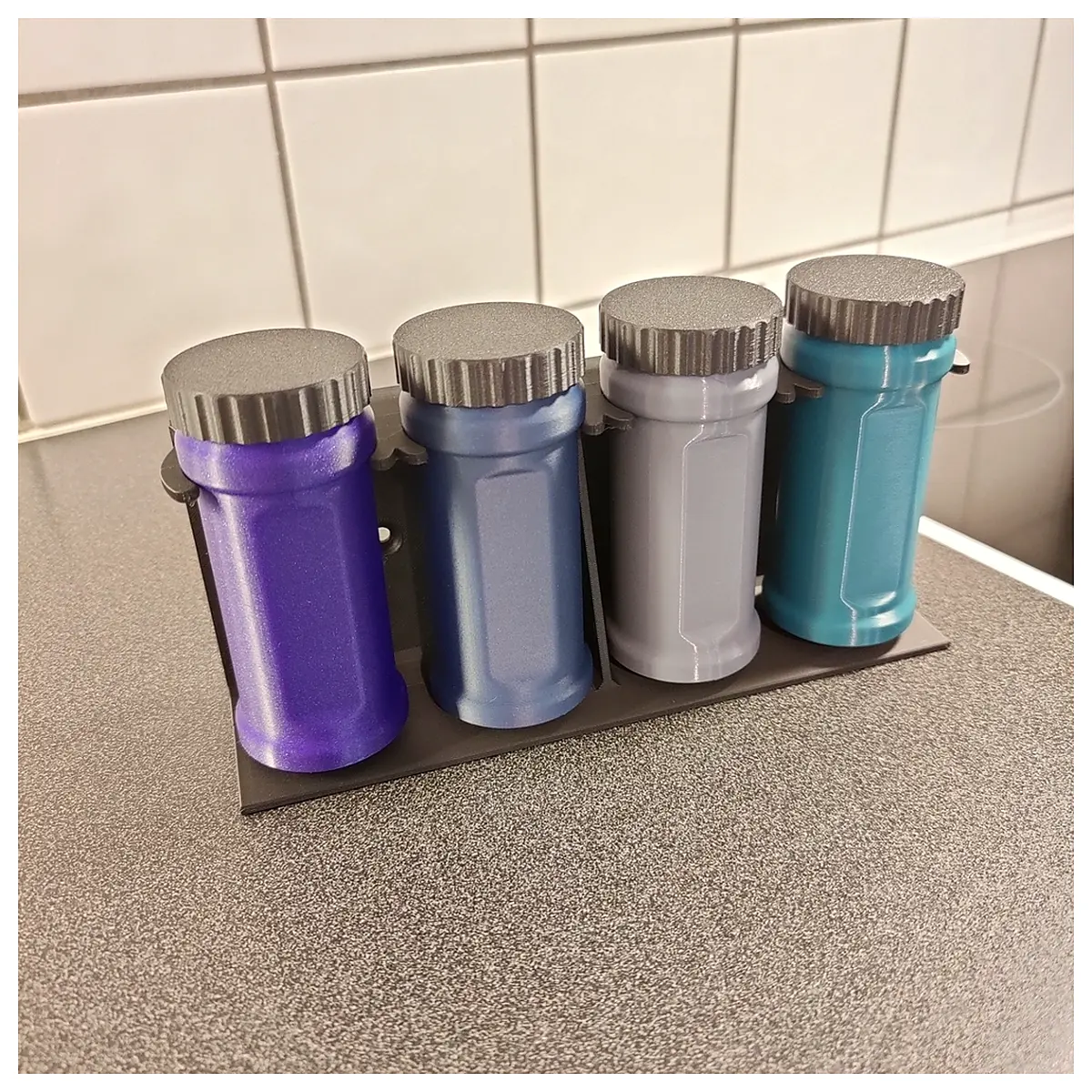 spice jar rack organizer shelf for kitchen counter storage