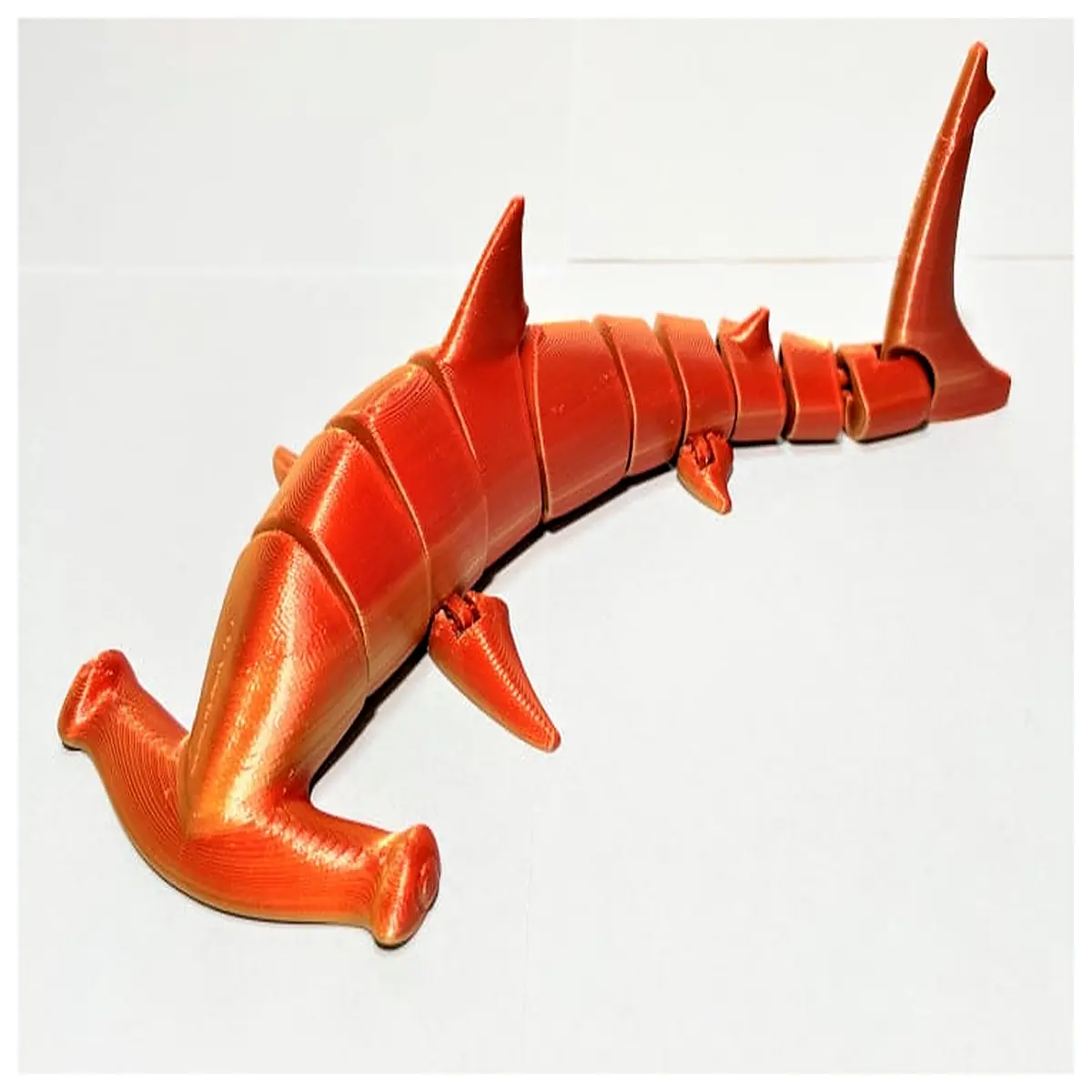 Articulating Shark Print Shark Model DIY Toy Simulation Character Figure Assembly Puzzle Toys