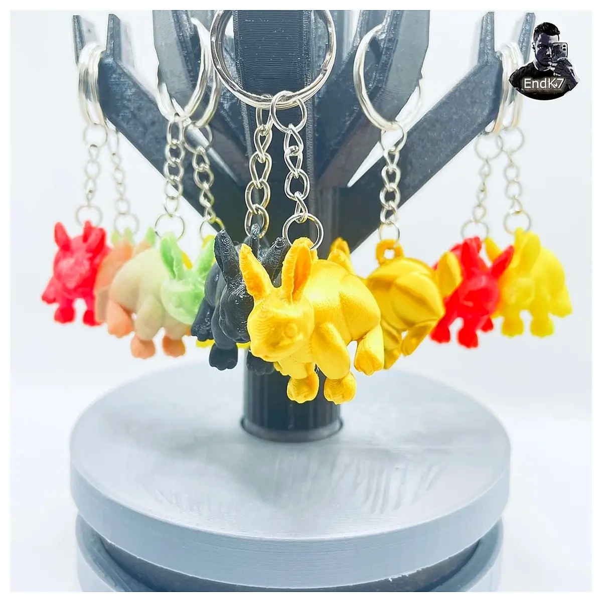 Cute Rabbit Keychain Creative Decoration Phone Charm Gift Student Accessory Adorable Ornament