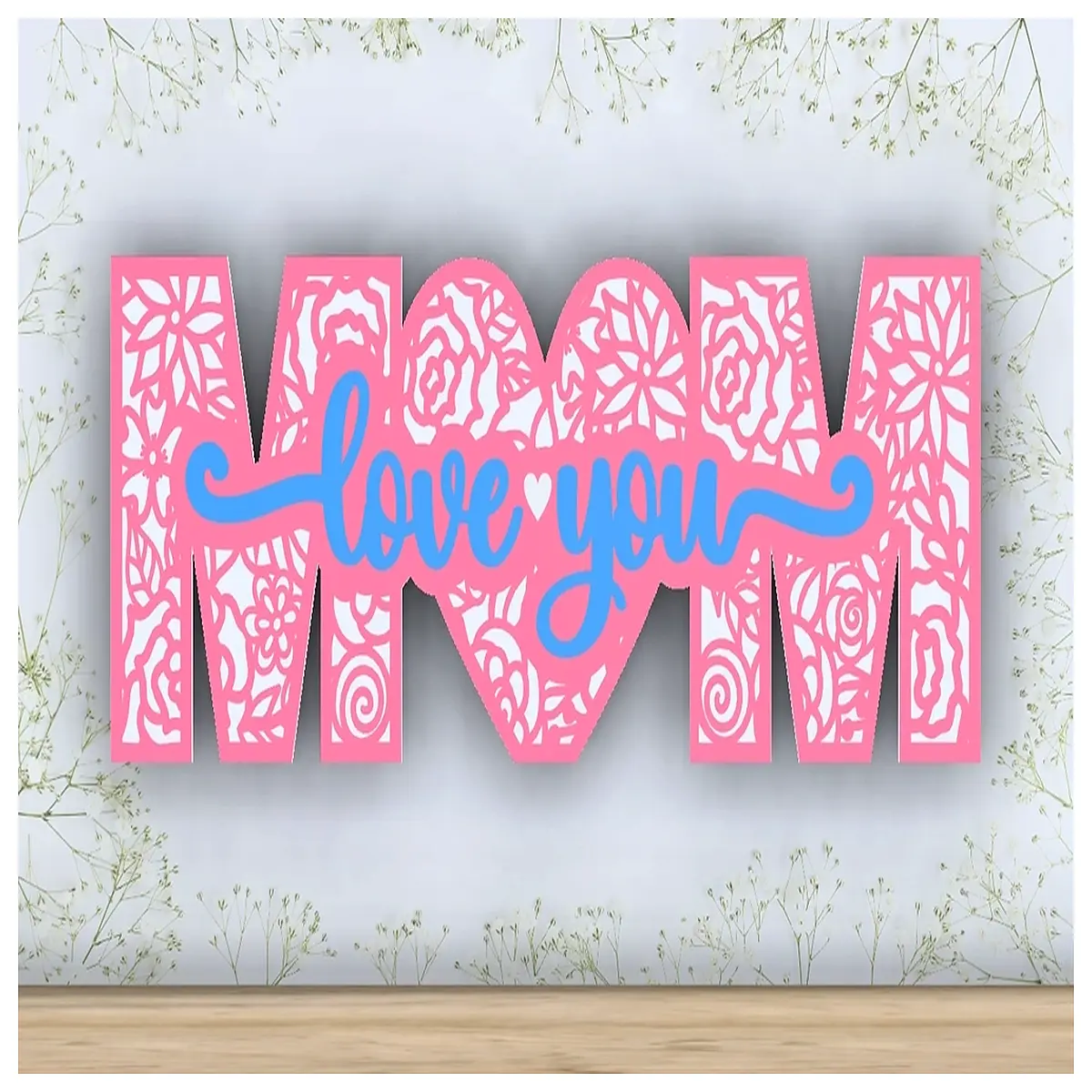 Mother s Day Gift Ai Ni Mama Layered Design Creative Mom Birthday Mom Mother s Day Card Surprise